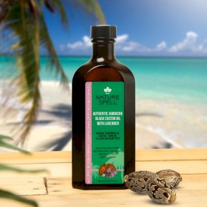 Nature Spell Jamaican Black Castor Oil Lavender Hair And Skin