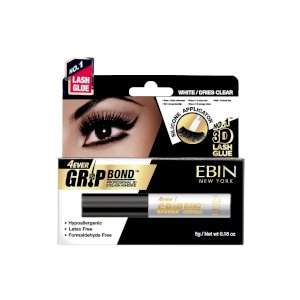 Ebin New York EBIN 4Ever Grip Bond Eyelash Adhesive White/Dries Clear