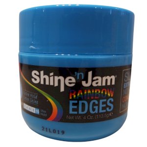 Shine \'n Jam Ampro Pro Style Shine\'n Jam Rainbow Edges Blueberry Blast 4oz