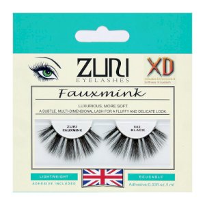 Zuri ZURI - Fauxmink False Eyelashes - Adhesive - X-Dimensional Lashes #802