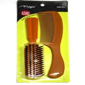 Magic Collection MAGIC COLLECTION Handle Comb & 8inch Brush Combo #2454