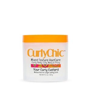 Curly Chic CurlyChic Your Curly Custard MEDIUM HOLD FOR LONGER LASTING CURLS 11.5oz