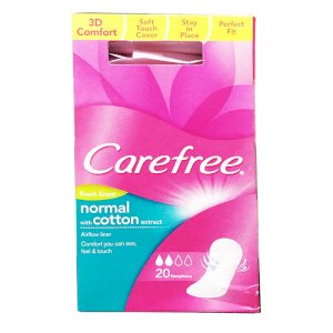 Carefree Carefree Cotton Panty Liners -Folded (20)