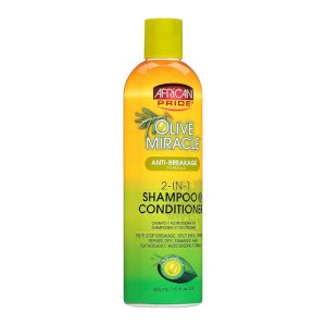 African Pride African Pride Olive Miracle Anti-Breakage Formula 2-in-1 Shampoo & Conditioner 12