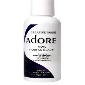 Adore Adore Semi-Permanent Hair Color - 125 Purple Black