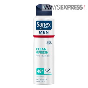 Sanex Sanex Men Clean & Fresh Anti Perspirant Deodorant Spray 200ml