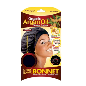 Magic Collection Magic Collection Organic Argan Oil Wide Band Bonnet NO.3003BLA