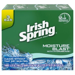 Irish Spring Irish Spring Moisture Blast Deodorant Soap Bars 3 Ct.