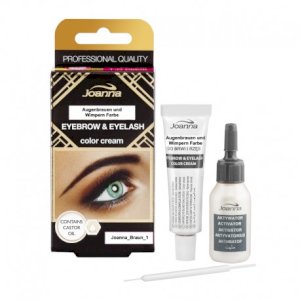 Joanna Joanna Henna Tint Colour Cream Eyebrows/Eyelashes Dark Brown 15ml+15ml