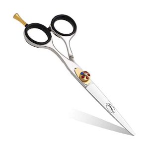 Professional Hairdressing Scissor With Dial Spring Screw