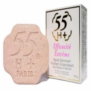 55h+ 55H+ Paris Efficacite Extreme Lightening Exfoliating Soap 7 Oz