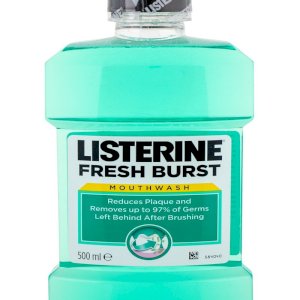 Listerin Listerine Mouthwash Fresh Burst Strong Denture 500 Ml