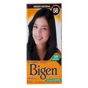 Bigen Bigen Permanent Powder Hair Colour - No 58 Black Brown