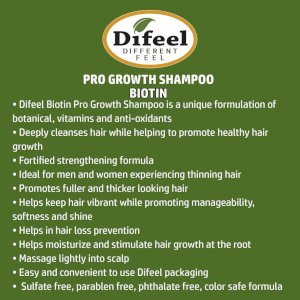 Sunflower Difeel Biotin Pro Growth Shampoo 354.9ml