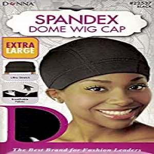 Donna Spandex Dome Wig Cap Black 22537 Extra Large Ultra Stretch Breathable