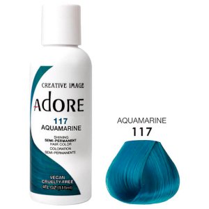 Creative Images Systems Adore Semi Permanent Hair Color Colouring Cream 117 Aquamarine 118ml