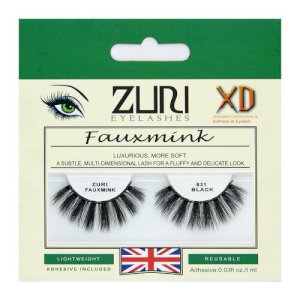 Zuri ZURI - Fauxmink False Eyelashes - Adhesive - X-Dimensional Lashes #831