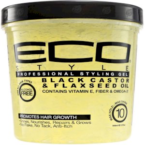 Eco Styler 2 Pack - ECO Styler Black Castor & Flaxseed Oil Gel 32 Oz