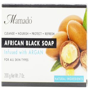 Mamado (mamado) African Black Soap Argan 200gr