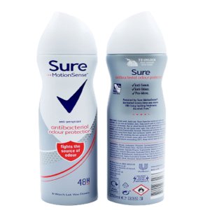 Sure Sure Anti Bacterial Odour Protection Body Spray 250ml