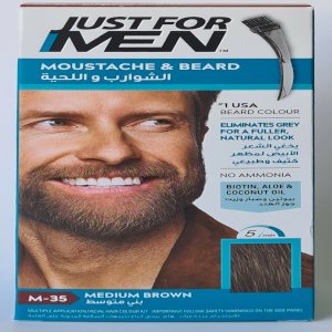 Just For Men Brush Just For Men Hair Color Moustache & Beard Medium Brown