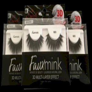 Response Soul Response Soul Faux Mink 3D Multi Layer Effect Natural Look Tapered Point 3 Pack