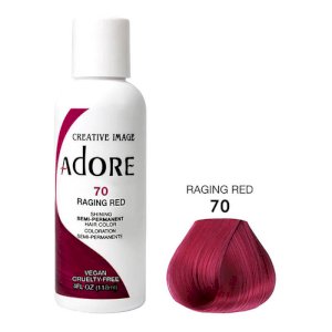 Adore Shining Semi-Permanent Hair Color - Raging Red - 118ml By Adore