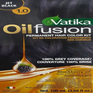 Dabur Vatika Vatika Oil Fusion Hair Color Kit Jet Black 108ml