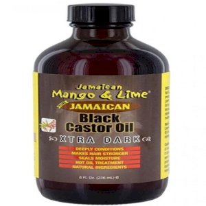 Jamaican Mango & Lime Jamaican M&L Black Castor Oil Extra Dark 8oz.