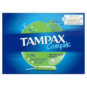 Tampax Tampax Compak Super Plus Tampons Applicator 18X (6 X 18pk)