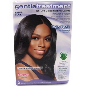 Gentle Treatment Gentle Treatment No-Lye Conditioning Creme Relaxer Super - Twin Pack