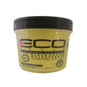 Eco Styler Eco Style Black Castor & Flaxseed Oil Professional Styling Gel 16 Fl. Oz. Plastic