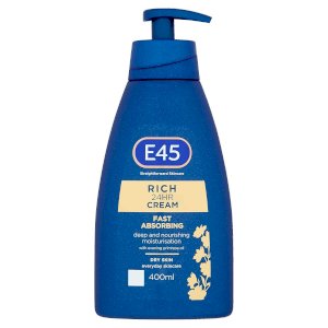 E45 E45 24hr Daily Rich Fast Absorbing Cream 400ml Pump