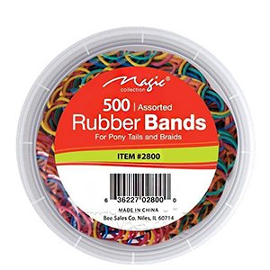 Magic Collection Magic Collection #2800 Rubber Band 500pc Assorted