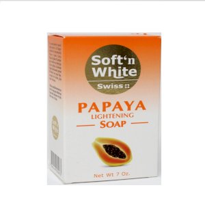 Soft\' N White Soft & White Swiss Papaya Soap 200g