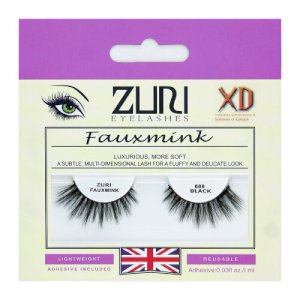 Zuri ZURI - Fauxmink False Eyelashes - Adhesive - X-Dimensional Lashes #888