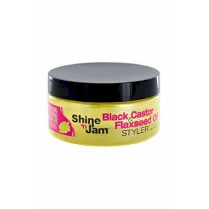 Ampro Shine N\' Jam Black Cas & Flaxseed Styler 8oz