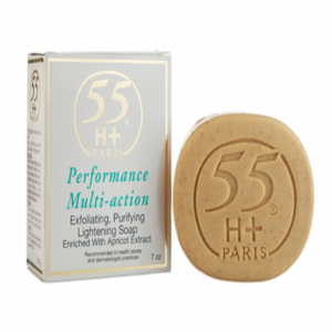 55h+ 55 H+ Performance Multi Action Lightening Soap 7 Oz / 200g