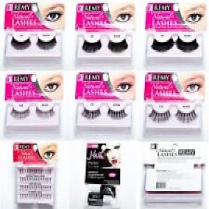 Premium Virgin 100% Human Hair Faux Eyelashes Black(lot Of 6 Pairs)