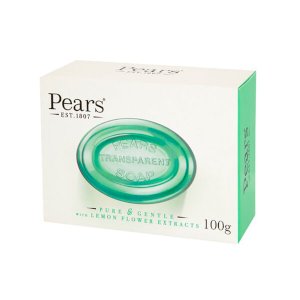 Pears Pears Pure & Gentle Transparent Soap Green With Lemon Flower Extracts 100g