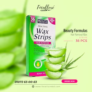 Beauty Formulas Beauty Formulas Wax Strips Hair Remover Face & Bikini Line (36 Strips)