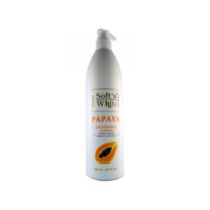 Soft ‘n White Soft\' N White Swiss Papaya Lightening Lotion Vitamin E Enriched 500 Ml