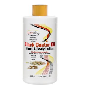 Haz Natskin Black Castor Oil Hand And Body Lotion 16oz