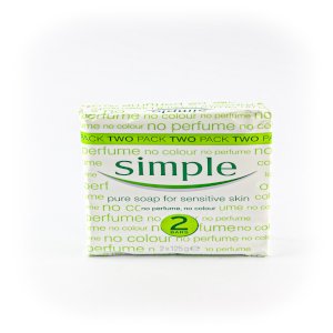 Simple Simple Pure Soap For Sensitive Skin - 2x125g