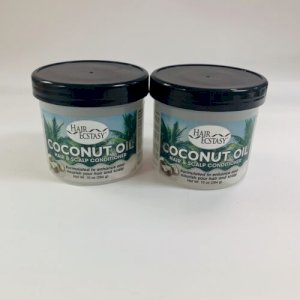 Hair Ecstasy Hair Ecstasy Coconut Oil Hair & Scalp Conditioner 10oz (2 PACK)