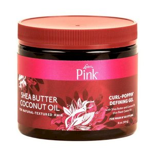 Lusters Lusters Pink Shea Butter Coconut Oil Curl Poppin Hair Defining Gel