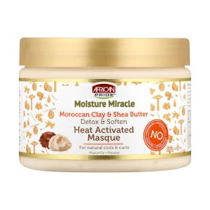 African Pride African Pride Moisture Miracle Detox & Soften Heat Activated Hair Masque 340g