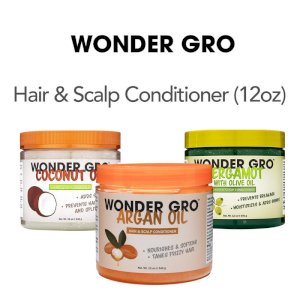 Wonder Gro Wonder Gro Bergamot Olive Oil Hair & Scalp Conditioner (12 OZ) 340g