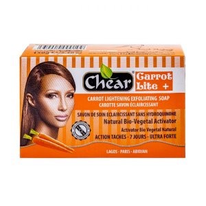 Chear Chear Carrot Lite Exfoliating Lightening Soap 150g