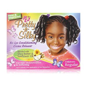 Lusters Lusters PCJ Pretty-N-Silky No-Lye Childrens Conditioning Creme Hair Relaxer Kit